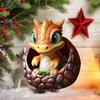 Christmas Dragon Ornaments Novelty Dragon Egg Tree Pendant Cute Hanging Ornament Realistic for Home and Car Decoration
