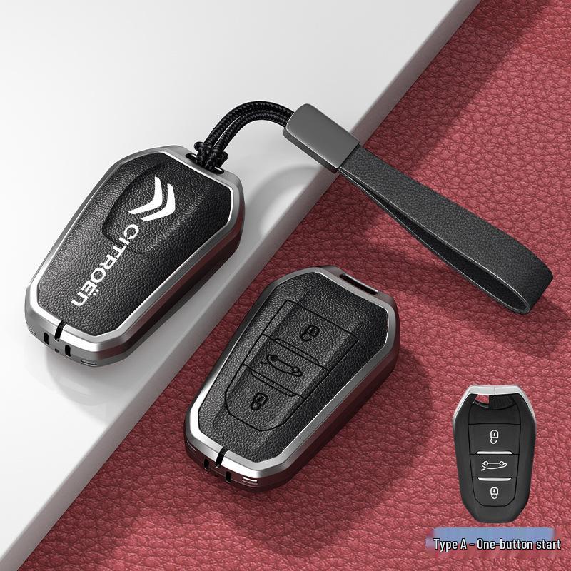 Чехол и пряжка для автомобильного ключа для моделей Citroen C3XR, C4L, Tianyi, C5, C4 Sega, Elysee, C6