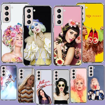 Чехол для телефона певицы К-Кэти Перри Для Samsung Galaxy S25 Edge S24 S23 FE S21 S20 S10 Plus S22 S26 Ultra Чехол Прозрачные Чехлы ТПУ Capa