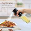 220ml Glass Oil Spray Bottle: Press-Type Atomizing for Controlled, Non-Stick Cooking