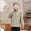 Зимняя хлопковая куртка средней длины для мамы, короткая хлопковая куртка, новая бархатная утолщенная теплая хлопковая куртка со стоячим воротником