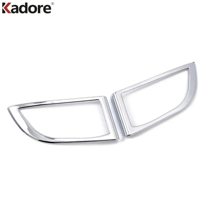 Для Toyota Land Cruiser Prado FJ120 2003-2007 2008 2009 Хромированные Накладки на Рамки Передних Противотуманных Фар Авто Аксессуары