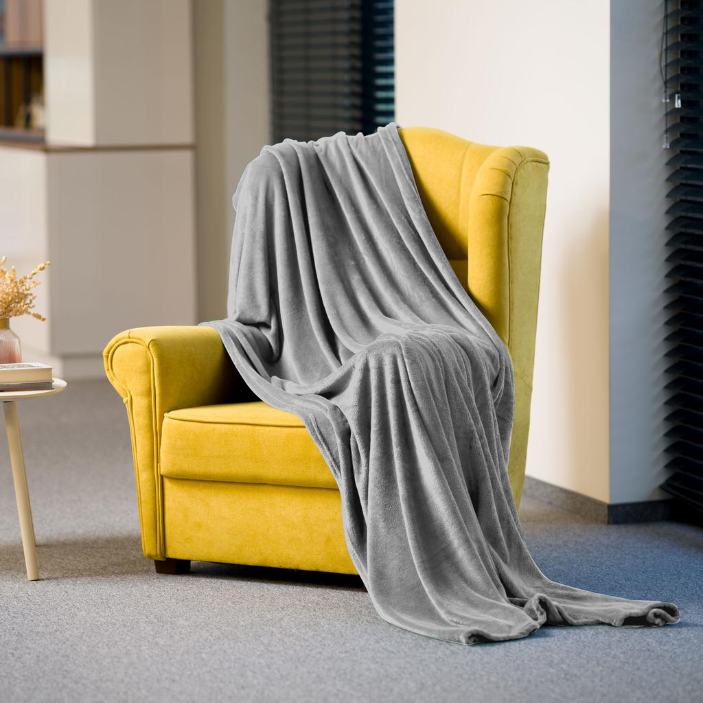 Teesa fleece blanket thick warm bedspread 150x200