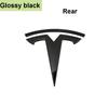 Автомобильная наклейка Tesla Металлическая Покрываемая Передняя эмблема логотипа Наклейка для Tesla Model 3 Mode Y Задний багажник Значок Углеродное волокно Наклейка Внешний