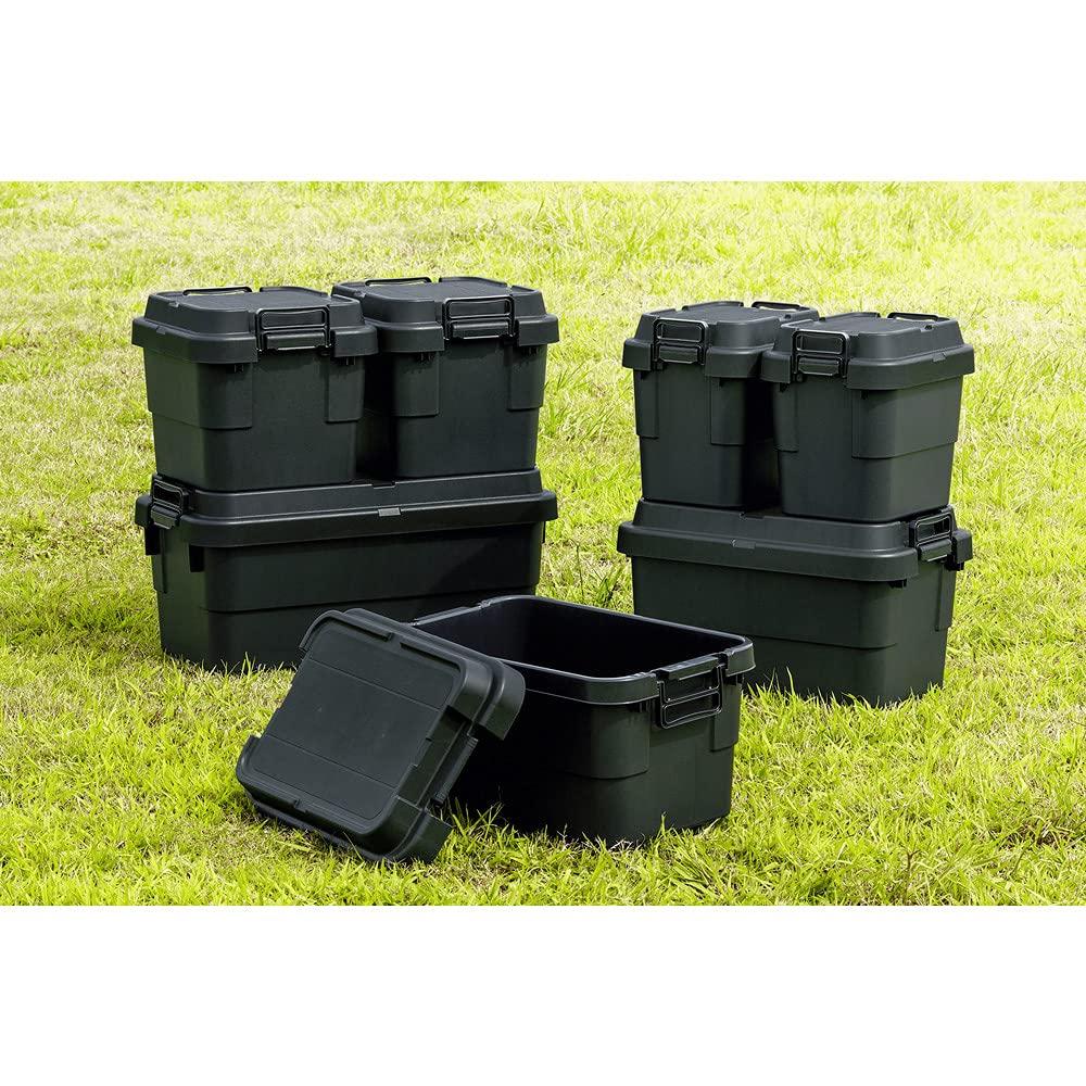 Грузовой ящик для хранения TRUSCO Trunk с плоским верхом, технические характеристики 70 л, черный BLKCF-70