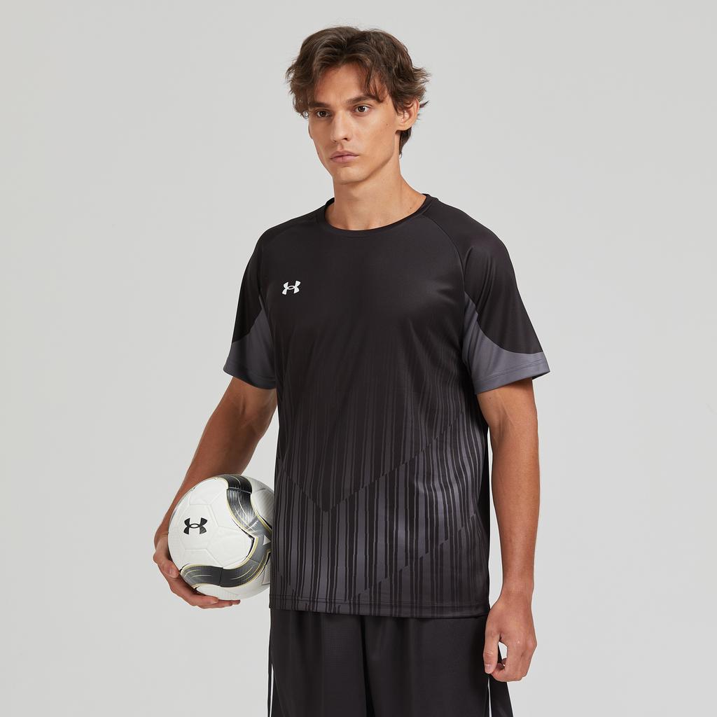 Under Armour Minimalist Logo Comfortable Crew Neck Printed American Vintage Short Sleeve T-Shirt Unisex T-Shirts Black 24500507-001