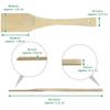 Morikuru (Morikura) Japanese-Made Bamboo Scraper, Kitchen Grater, Cooking Utensil, SG Wonder Zone TK04-19, 13.5cm