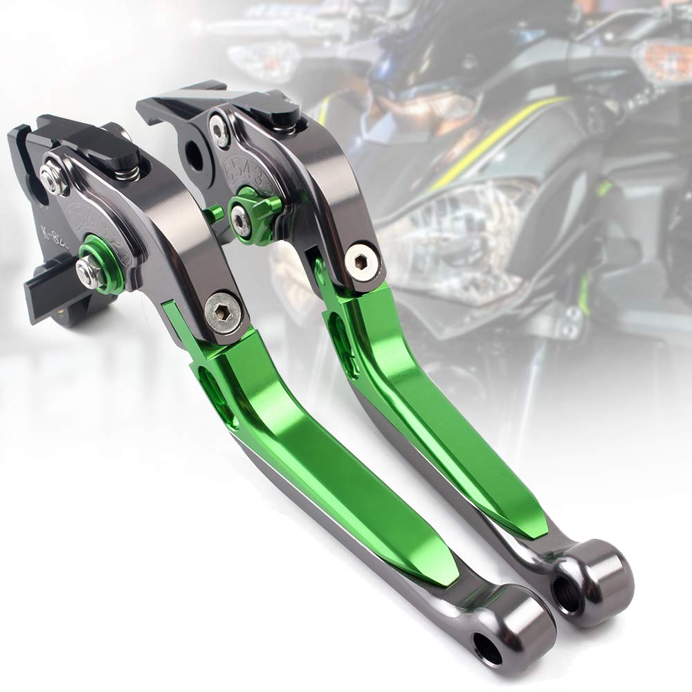 FENGSHENG Retractable Telescopic 6 Adjustable Aluminum Brake Levers & Clutch Levers KAWASAKI Kawasaki Ninja250