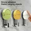 Suction Cup Hook Removable Waterproof Reusable No Drill Heavy Duty Kitchen Bathroom Wall Shower Towel Robe Vacuum Hook