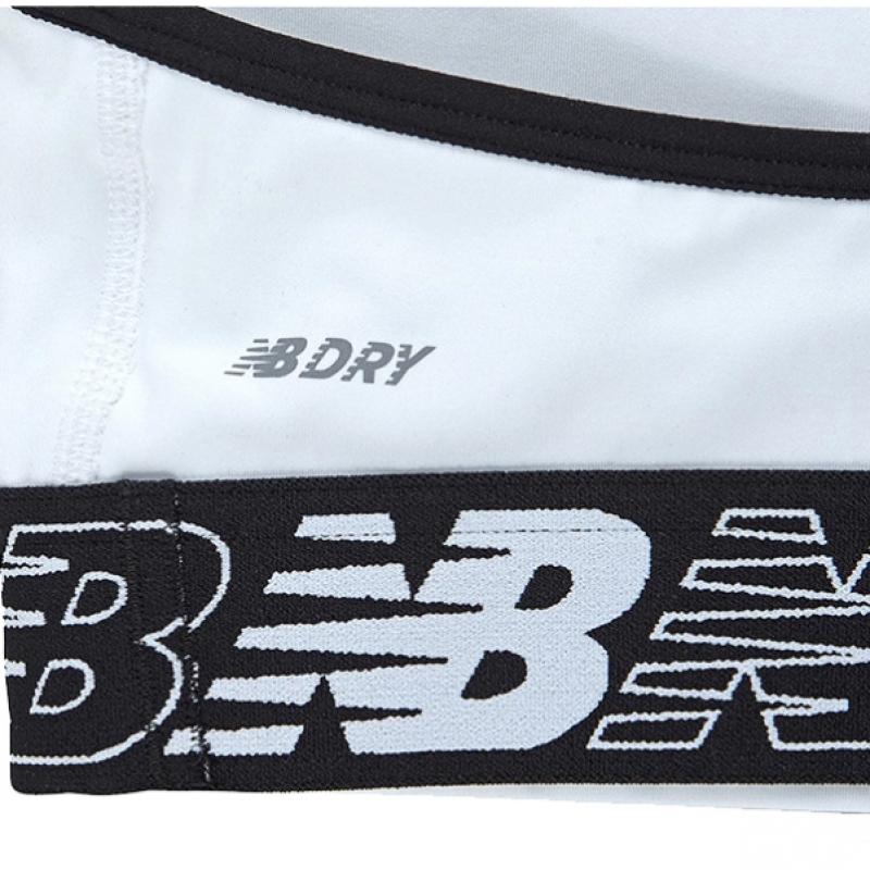 New Balance Awb11034 Женский укороченный топ-бюстгальтер S Nb Face SportS Nbn9b4S032 Wh