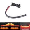 Motorcycle LED Lamp Bar Strip Flowing Turn Signal Universal 36 Tail Rear Brake Stop Flexible Soft Rubber Light