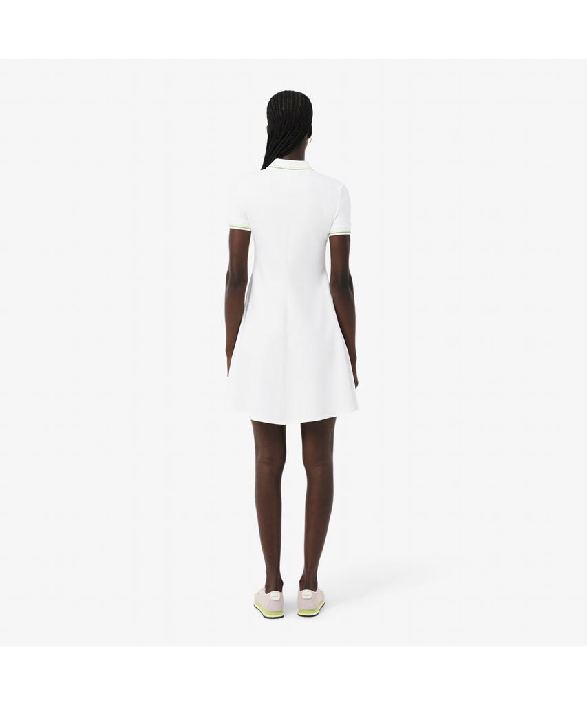 LACOSTE Женское платье-поло с контрастной отделкой Ef5288-56G 3Sm