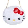 Меховая сумка в форме лица Hello Kitty от Sanrio ( белый ) Новые персонажи Sanrio из Японии