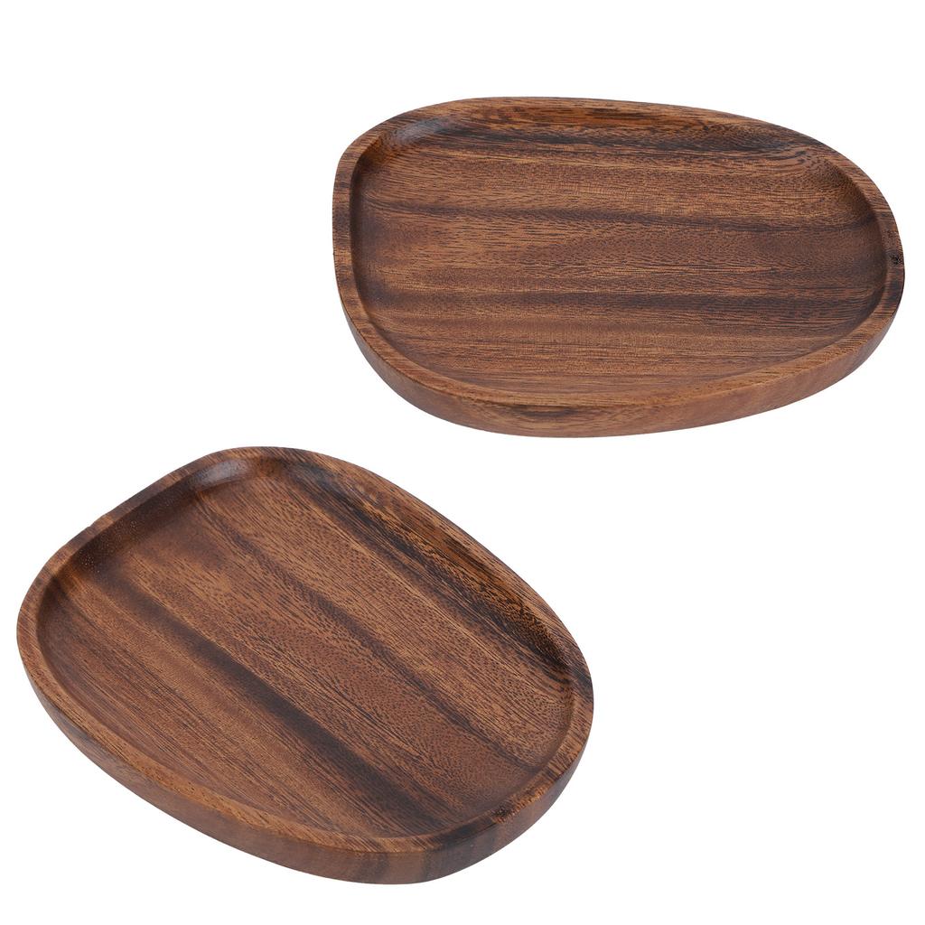 Нестандартный деревянный поднос для хранения закусок и фруктов, органайзер для стола, тарелка для фаст-фуда