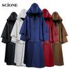 Men Women Cosplay Gown Halloween Robe Cloak Grim Reaper Cloak Cosplay Costume Anime Hooded Stage Costume