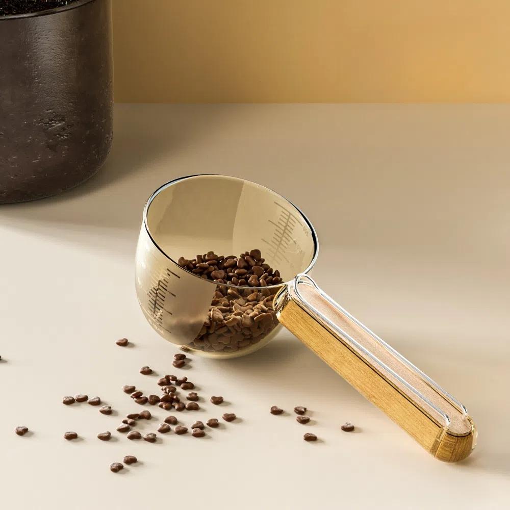 Пластиковые мерные ложки для сухого корма с зажимом для герметизации, новые мерные чашки для домашних животных, для собак и кошек