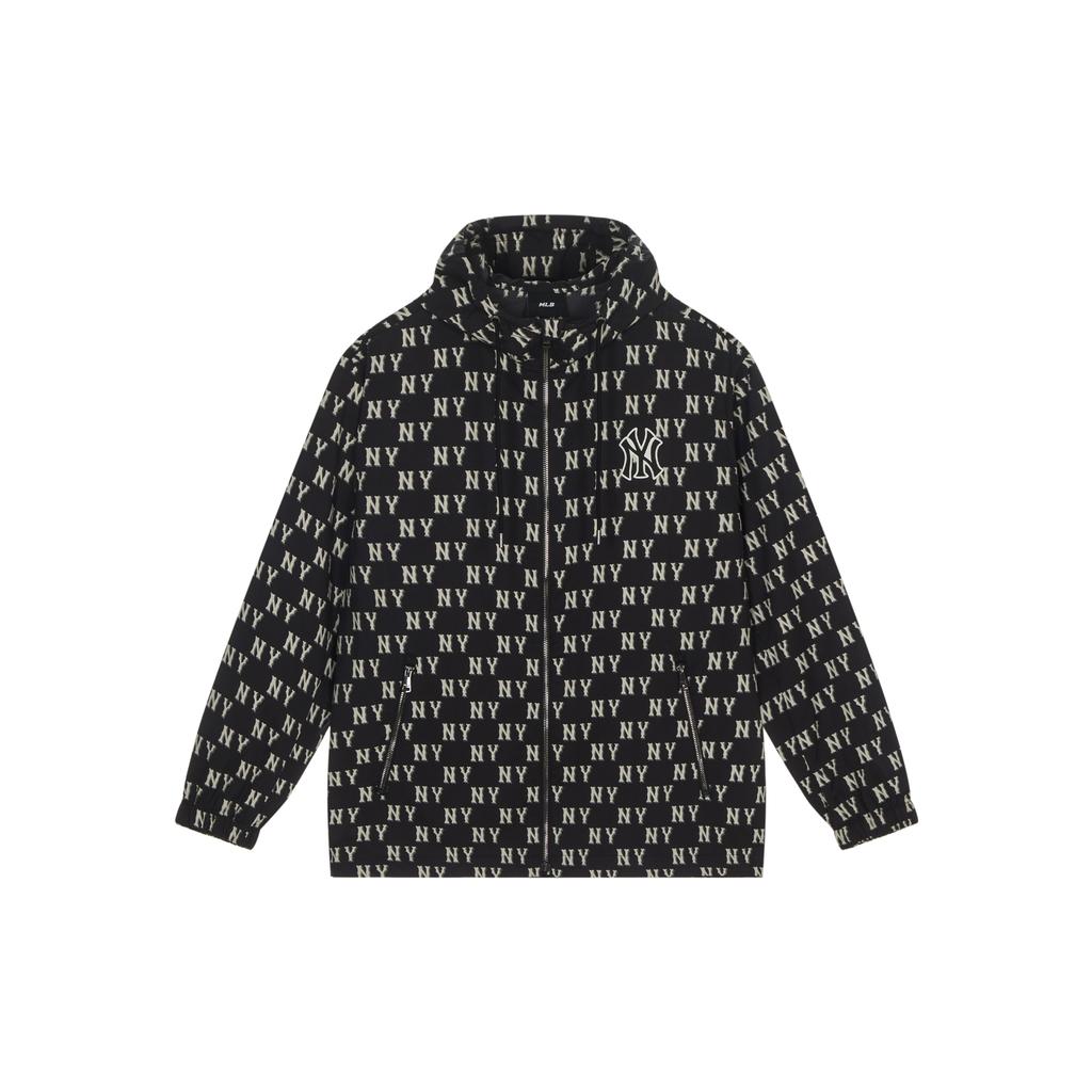 New MLB MONOGRAM Reading Collection New York Yankees Jackets Coats Unisex Black 3AWJM0143-50BKS