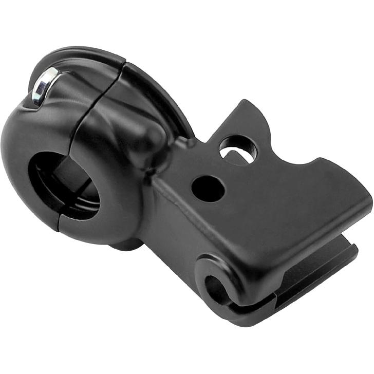 M MATI Clutch Lever Perch Mount Bracket Black For Harley Davidson Sportster 883 1200 Softail Dyna 1996-2010 Electra Glide Road King Fat Boy Night