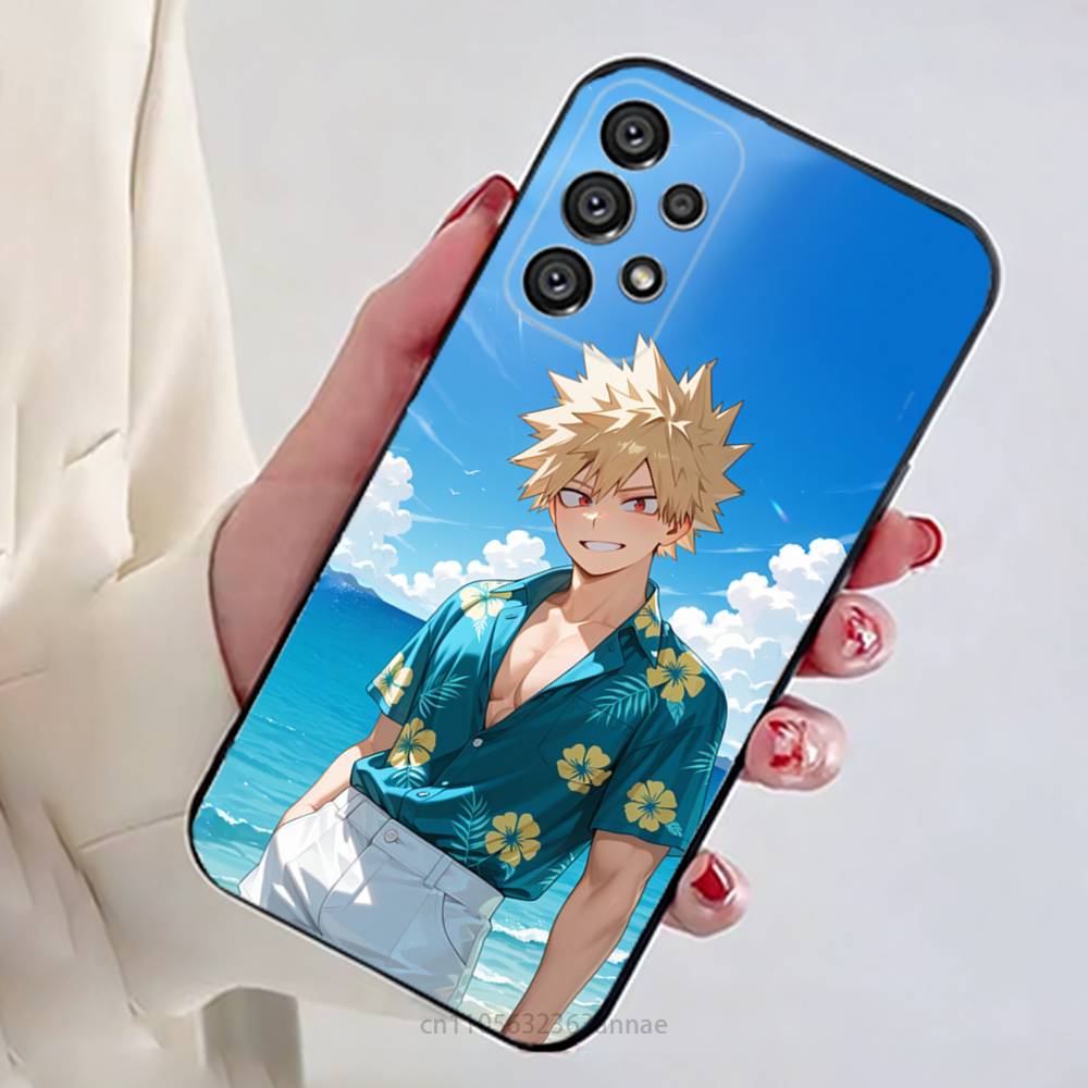 Чехол для телефона Katsuki Bakugo Hero A-Academia для Samsung Galaxy A73,23,53,33,14,24,13,72,22,52,32,54,A34 Мягкая обложка