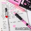 4PCS/Set Press Using Neutral Pen Sweet Love Series Writing Tool Multifunctional Gel Pen  Gift