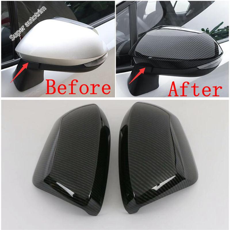 Car Rearview Side Turn Signal Mirror Cap Case Protective Cover Trim ABS Chrome Accessories For TOYOTA Sienta XP170 2015 -