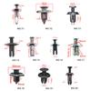260 Pcs Assorted Mixed Plastic Car SUV Bumper Fender Fastener Clips Rivet Black