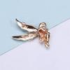 Blucome Newest Fashion Tucked Female Angel Brooch for Women Men Suit Clothes Accessories New Year Gift