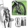 Light Weight Metal Bicycles Front Fork Rack Suitable For Various Models Perfect for Tourings Camping and Daily Commutes