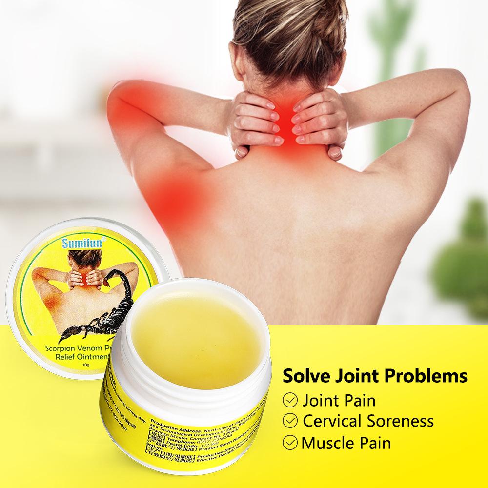 Sumifun 10 г мази, активирующей яд скорпиона, мазь от боли в шее и пояснице