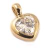 Les Trésors De Lily [D4601] - Gold Plated 'Darling Heart' Pendant