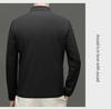 2024 Men's High-End Spring/Autumn Casual Solid Color Lapel Jacket for Middle-Aged Men - Thin Style Dad's Wear