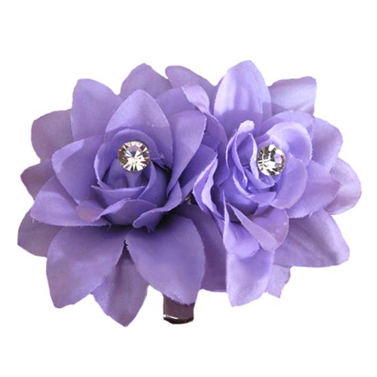 Заколка для волос в форме цветка, темпераментная, тканевая, красивая заколка-краб для свадьбы