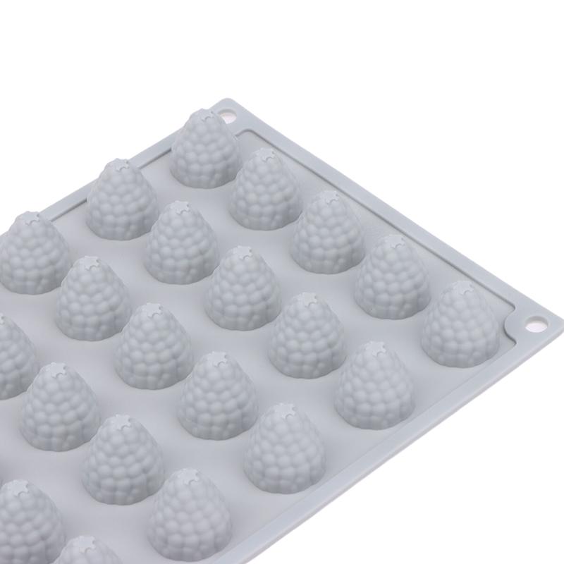 1 шт. 35-гнездные силиконовые формы для клюквы, сделай сам, форма для украшения торта, малинового, клубничного десерта, форма для выпечки помадки