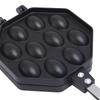 Egg Waffle Pan Aluminum Alloy Anti Stick Anti Scald Handle Bubble Waffle Maker for Home Commercial Use