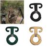 Paracord Adjuster Aluminum Construction Secure Cords Locking Device for Backpacking Survival Equipment