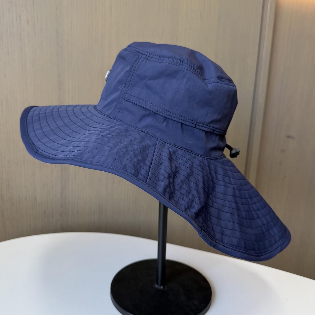 Summer new ins outdoor bucket hat men's and women's high street sunshade climbing hat travel fishing sun hat