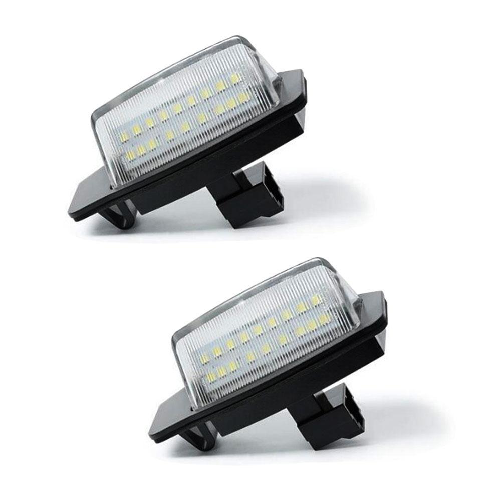 Error Free LED License number Plate Lights For Mitsubishi Outlander mk2 mk3 Eclipse 3 4 Cross Galant Lancer Sportback Xpander