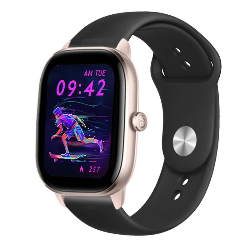 20 мм 22 мм ремешок для часов Amazfit gts 4/3/2/gtr4 mini/Gtr/2e/Pro 47 мм спортивный силиконовый браслет браслет Amazfit Bip/U/3/Pro ремешок