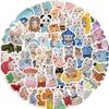 55 шт. Наклейки Calico Critters Милый Мультяшный Кружка Ноутбук Компьютер Багаж Декор Водонепроницаемые Наклейки