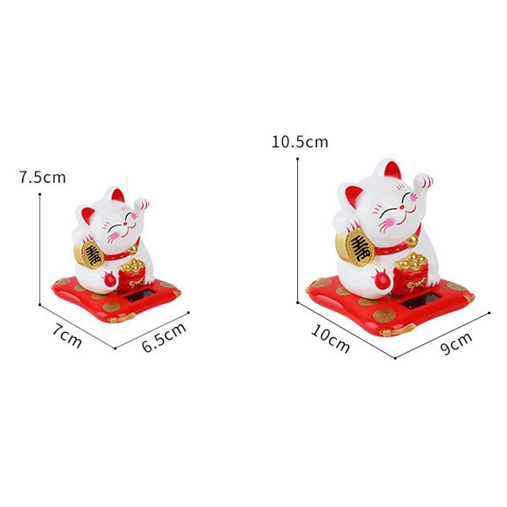 Милое украшение для салона автомобиля, офисный кот удачи, украшение для автомобиля, машущая лапа, счастливый кот Манэки-нэко