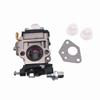 Carburetor 10mm 15mm For Brush Cutter Engine TU26 34F 36F 260 330 For Brushcutter 4c 49cc 52cc Chaaw  Accessories Parts
