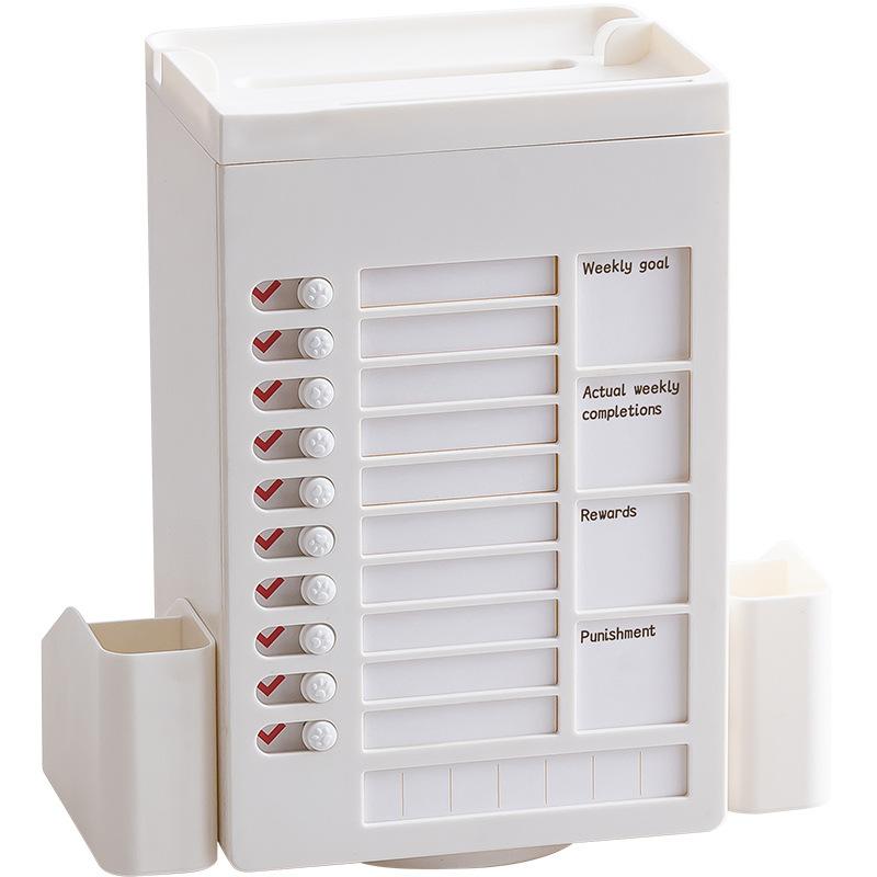 Внутренние страницы на английском языке можно проверить, Настольный органайзер для ручек, Вращающийся настольный ящик для хранения для учебы и офиса