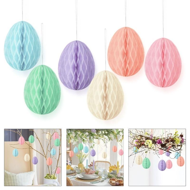 Цветные яйца Подвеска Елочное украшение Для праздничного украшения Центральные элементы для вечеринки