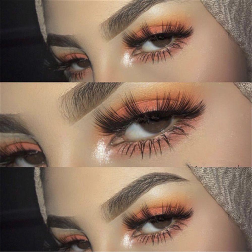 Пушистые многослойные натуральные длинные накладные ресницы, перекрещенные 6D волосы из искусственной норки, наращивание ресниц