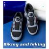 Mens Mountain Bike Cycling Shoes Flat Sole Stiff Rubber Outsole Breathable MTB Clipless Pedal