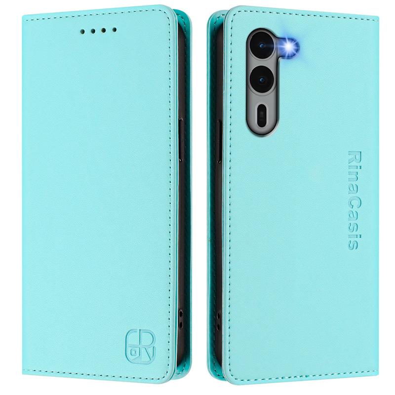 Роскошный кожаный чехол для Fujitsu Arrows We2 Plus/F-51E/Arrows We2/F-52E RFID-блокировка слотов для карт Магнитная подставка для притяжения Ударопрочный откидной чехол