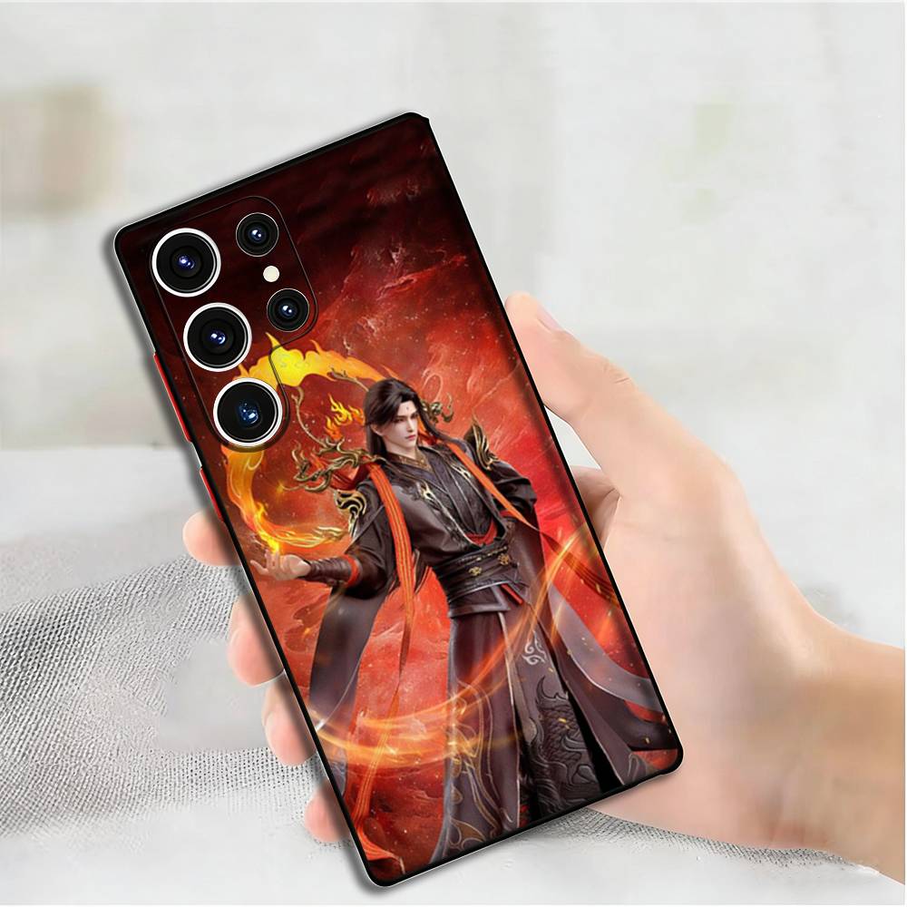 Anime Dou Po Phone Silicone Case for Samsung S24,22,20,23,21,20 Ultra Plus Lite 5G Print Cover