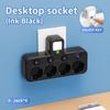 Wall Mounted Wall Power Socket 2/ 3 / 4/ 5 Plugs Power Strip Durable Socket Adapter  Home Offices