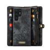 Для Samsung Galaxy S22 Ultra 5G Чехол CaseMe-008 Съемный Многофункциональный Горизонтальный Флип Кожаный Чехол