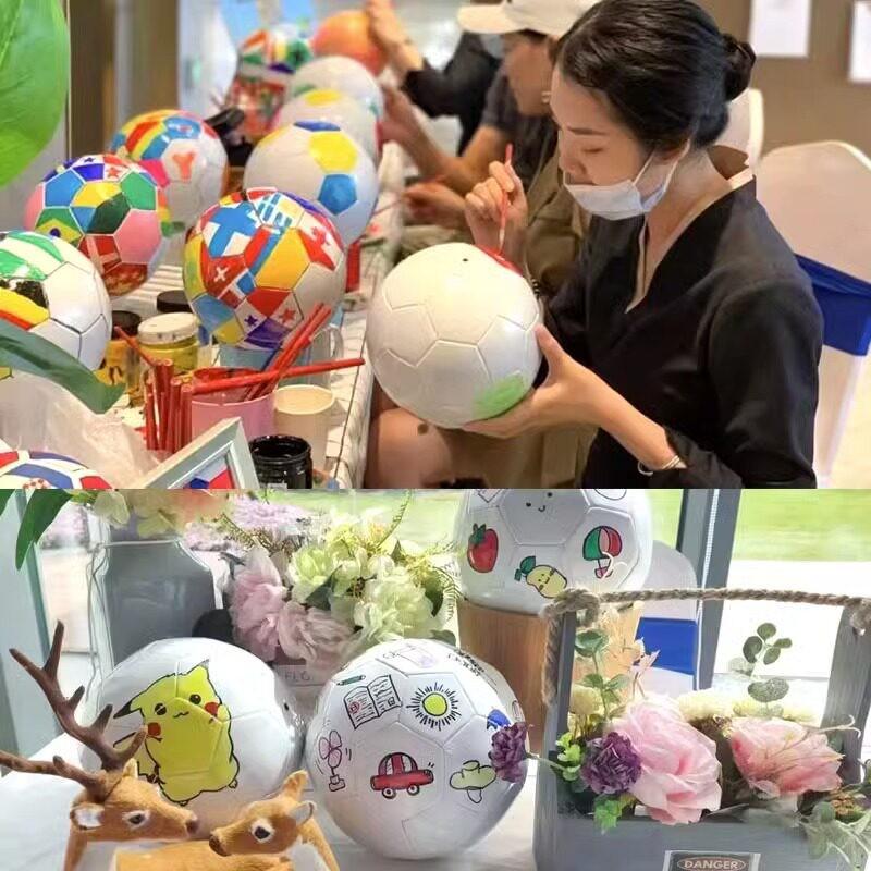 Summer Team Building DIY Football Painting Kit for Kids & Adults